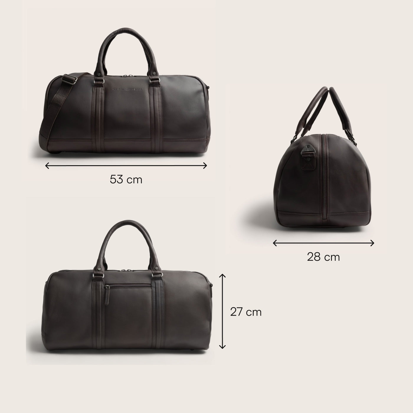 Sac Week-end en Cuir Marron Melbourne