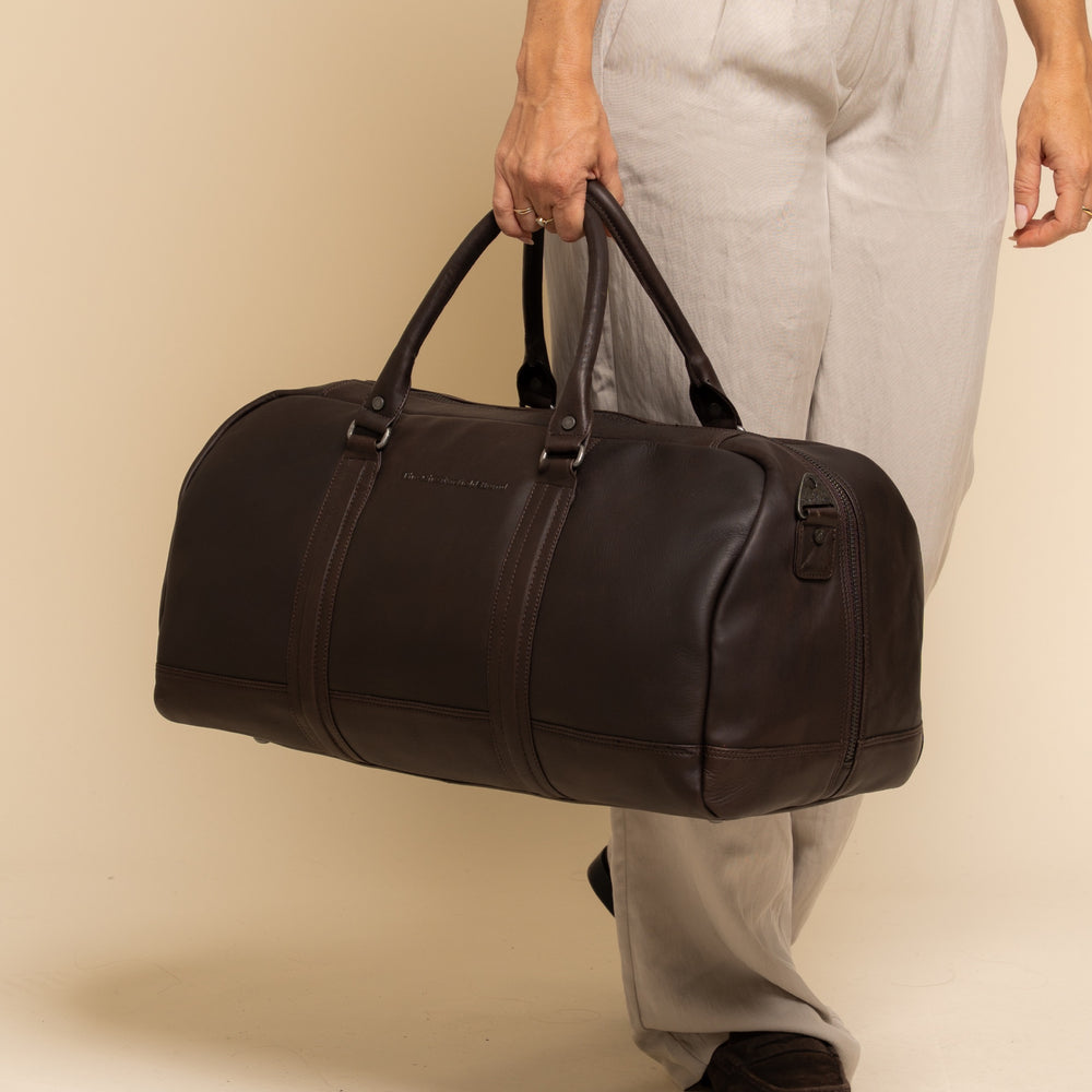 Leder Weekender Braun Melbourne