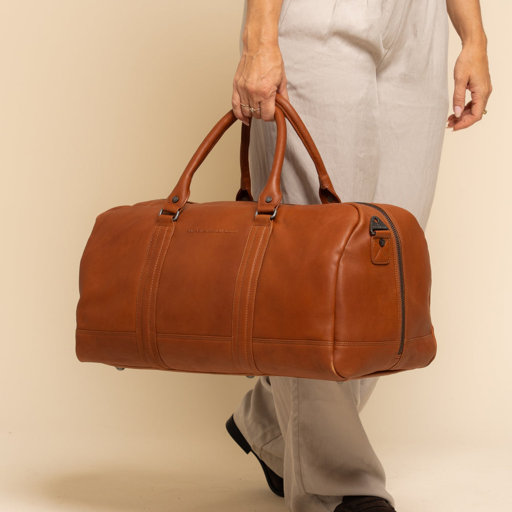 Leder Weekender Cognac Melbourne
