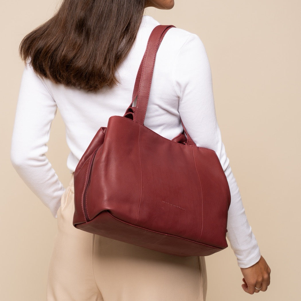 Sac Porté Épaule en Cuir Baie Nerissa