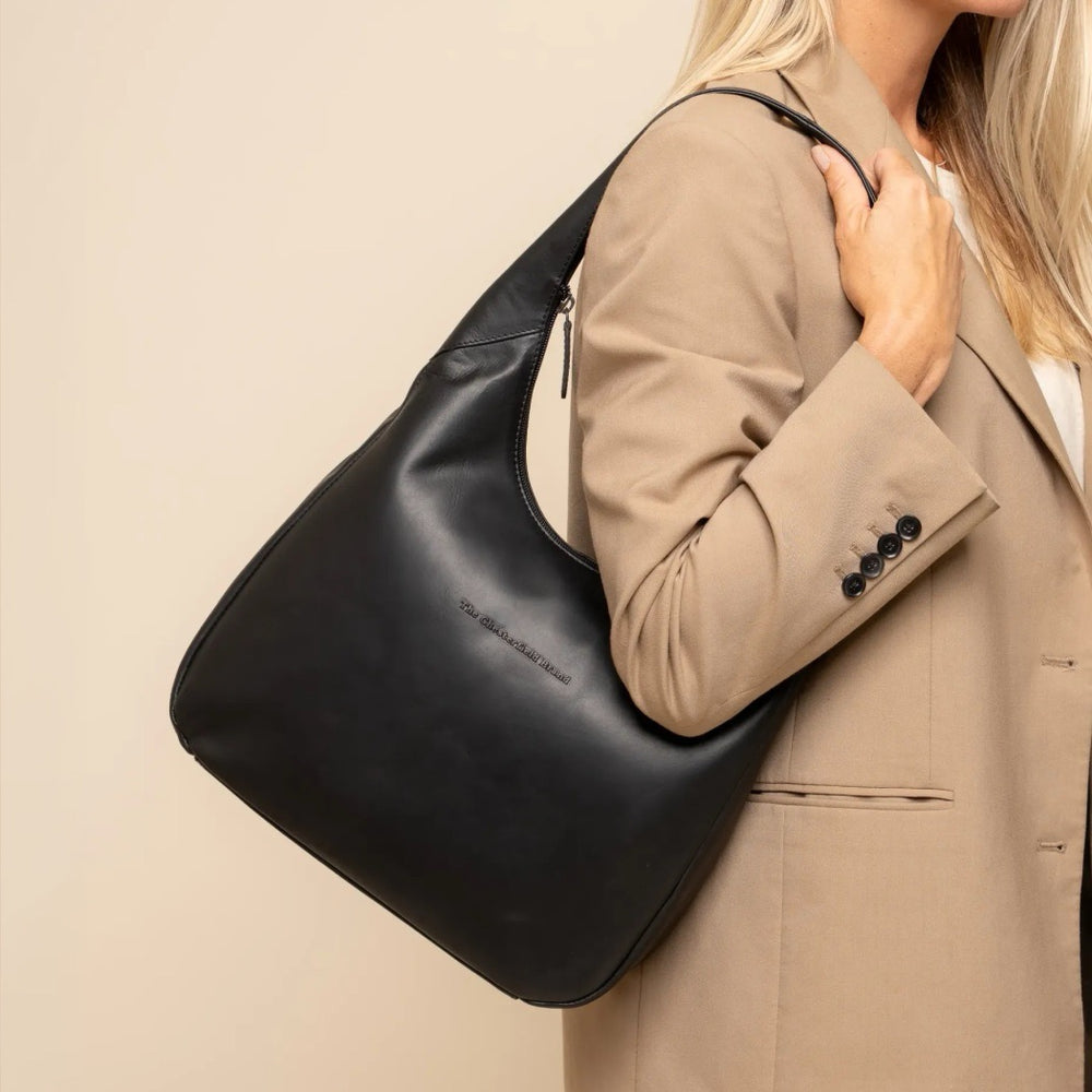 Sac Cabas en Cuir Noir Neya