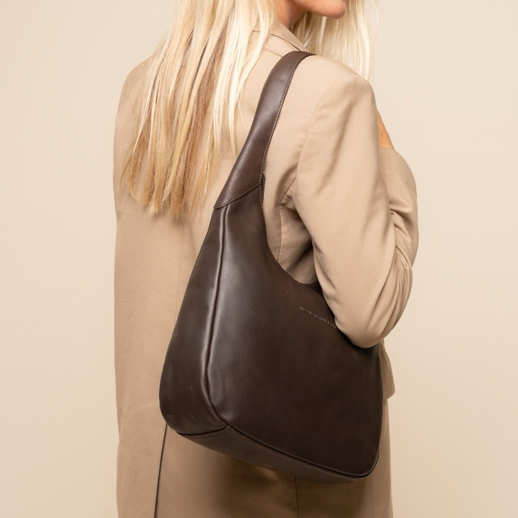 Sac Cabas en Cuir Marron Neya