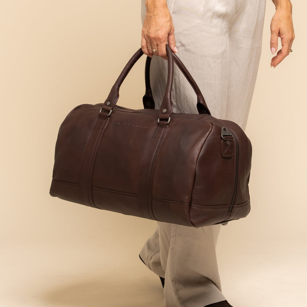 Leder Weekender Braun Perth