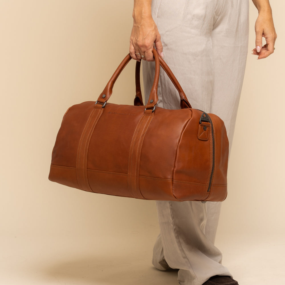 Leder Weekender Cognac Perth