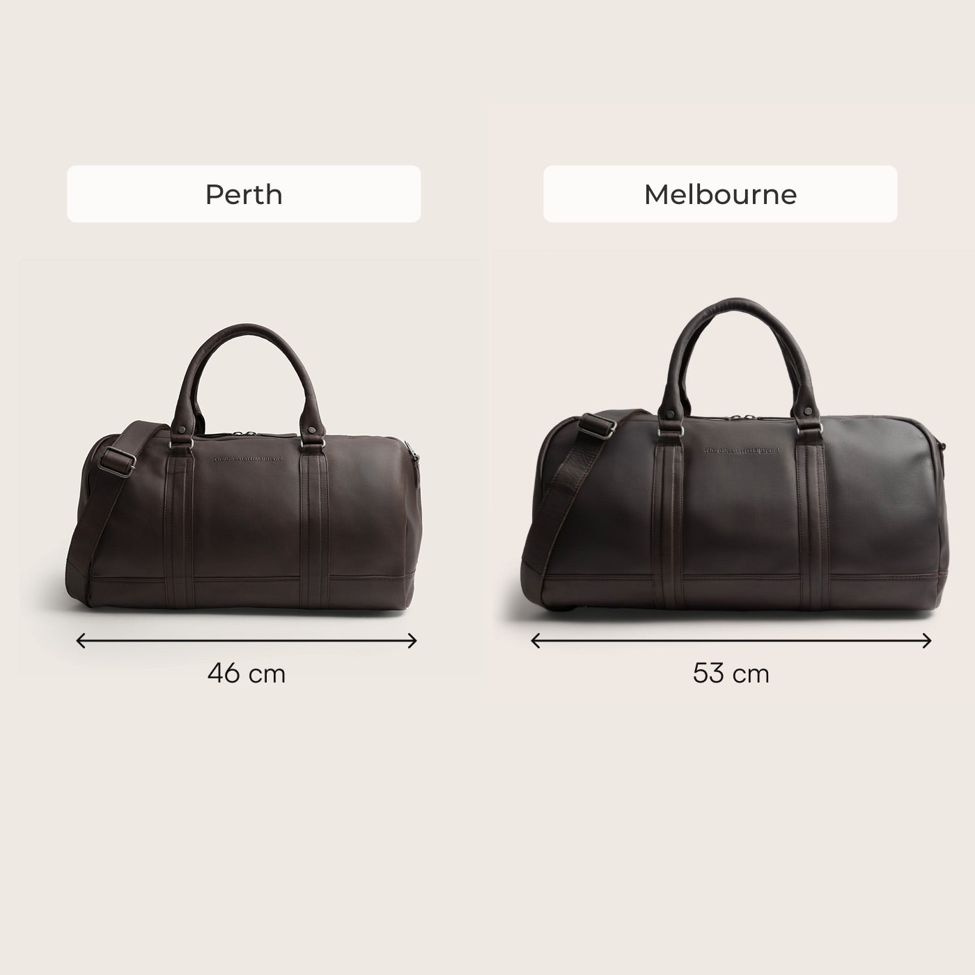 Sac Week-end en Cuir Marron Melbourne