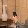 Leather Card Holder Black Portland