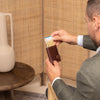 Leather Card Holder Brown Portland