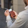 Porte-Cartes en Cuir Cognac Portland