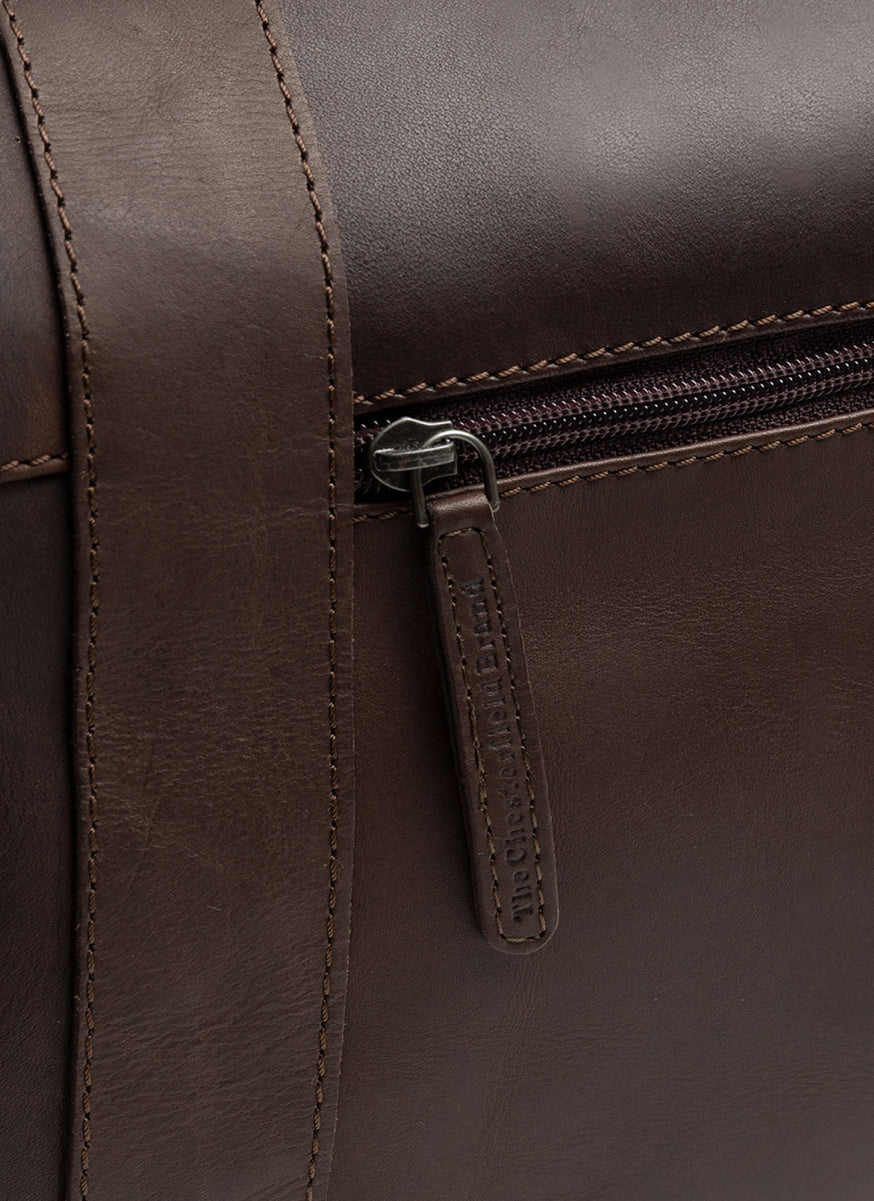 Full-grain leather