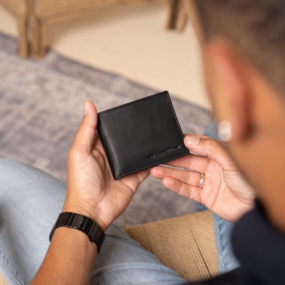Leather Wallet Black Ralph
