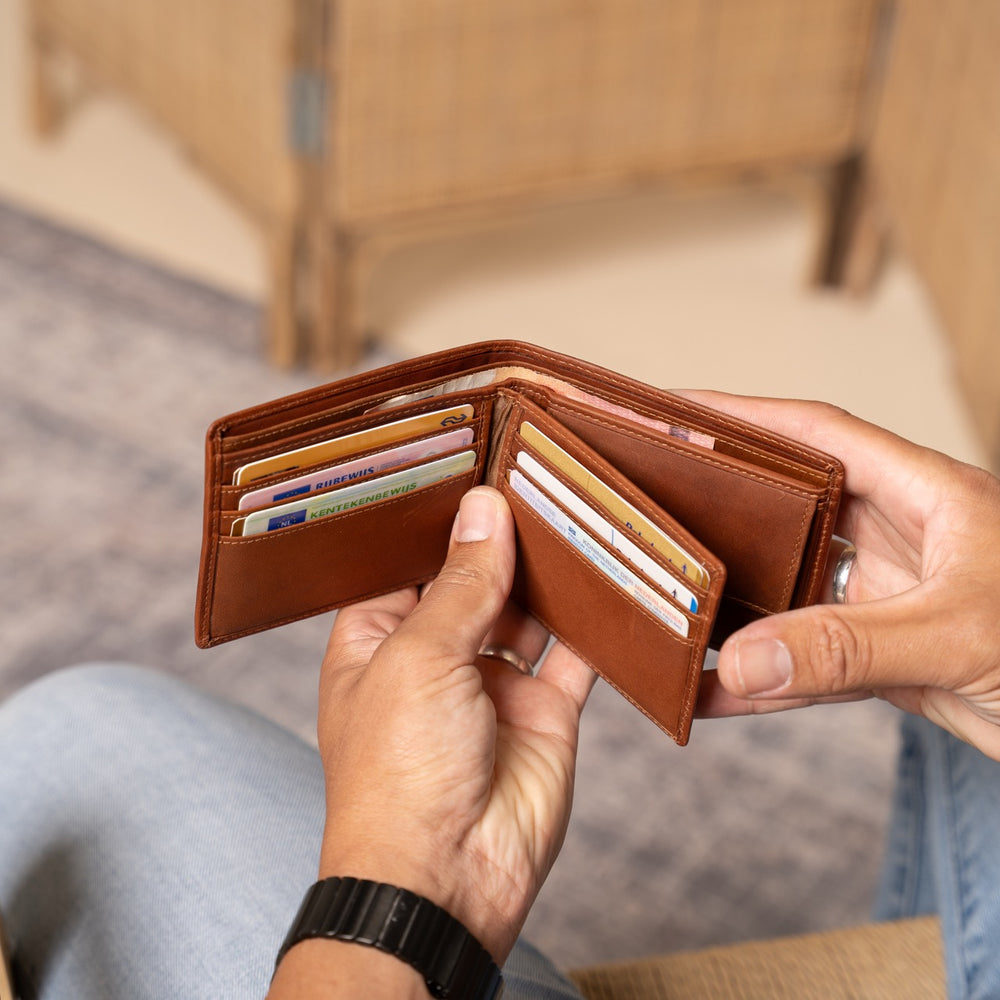 Leather Wallet Cognac Ralph