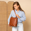 Leather Shopper Cognac Raynor
