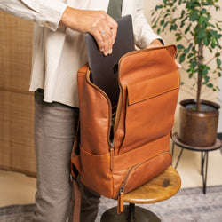 best leather laptop backpacks for men Lakshigo Genuine Backpack & Women, 16 Inch Vintage Brown Leather Backpack, Professional Work Computer Bag, Travel Rucksack for Office, Business & College : Electronics this backpack unveils a multitude of compartments meticulously designed to accommodate your every need The 10 Best Laptop Backpacks