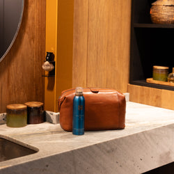 Leren Toilettas Cognac Biassa