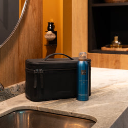 Leren Toilettas Zwart Limone