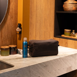 Leren Toilettas Bruin Stefan