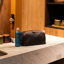 Leren Toilettas Bruin Vince