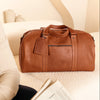 Leren Travel Bag Cognac Rivaro