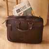 Sac d'Ordinateur en Cuir Marron Seth