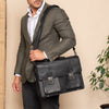 Leder Aktentaschen Schwarz Springfield
