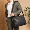 Leren Laptop Bag Zwart Tacama