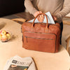 Leren Laptop Bag Cognac Tacama