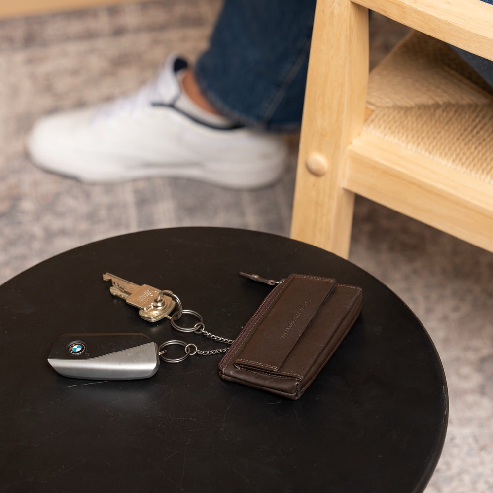 Leather Key Case Brown Torano