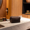 Leather Toiletry Bag Brown Westport
