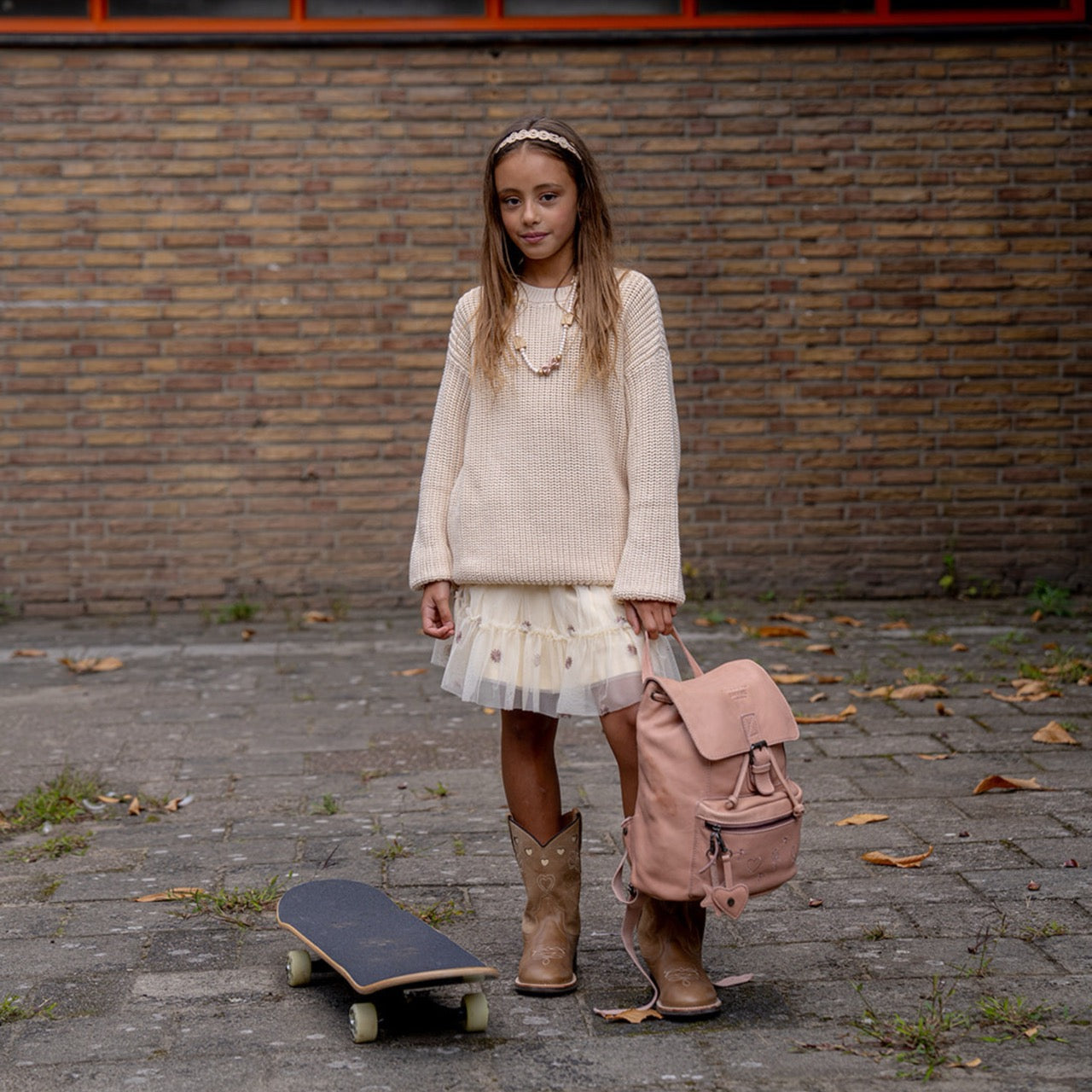 Leder Rucksack Vintage Rose Westwick