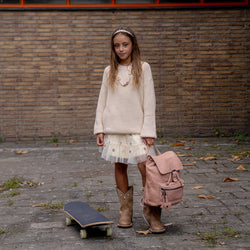 Sac à Dos en Cuir Rose Vintage Westwick