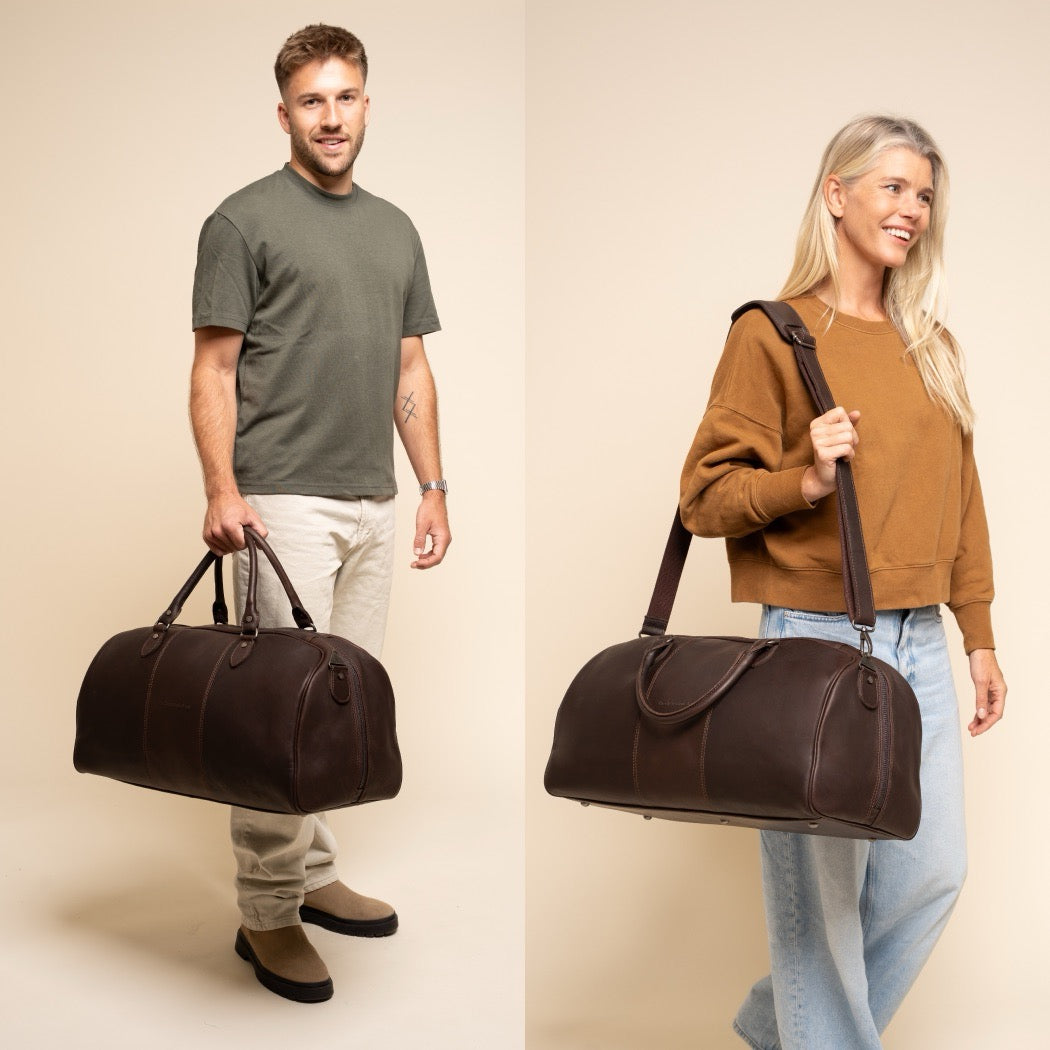 Leder Weekender Braun William-II
