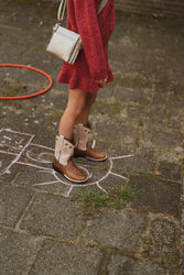 Bootstock Cowboy Boot Lily Creme Kids