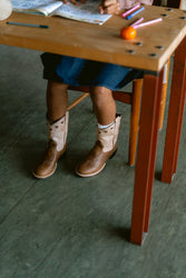 Bootstock Cowboy Boot Lily Creme Teens