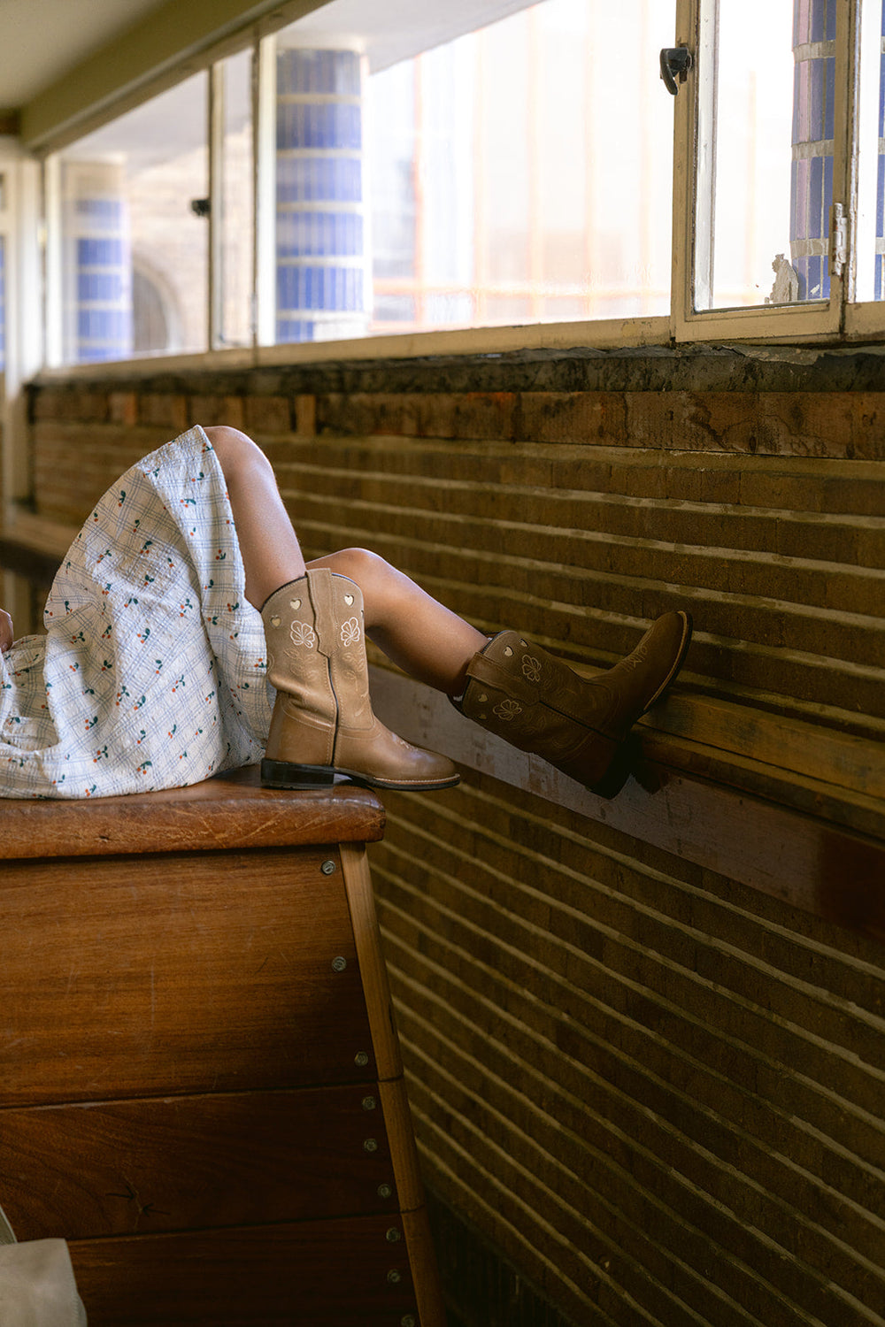 Bootstock Cowboy Boot Lily Camel Teens