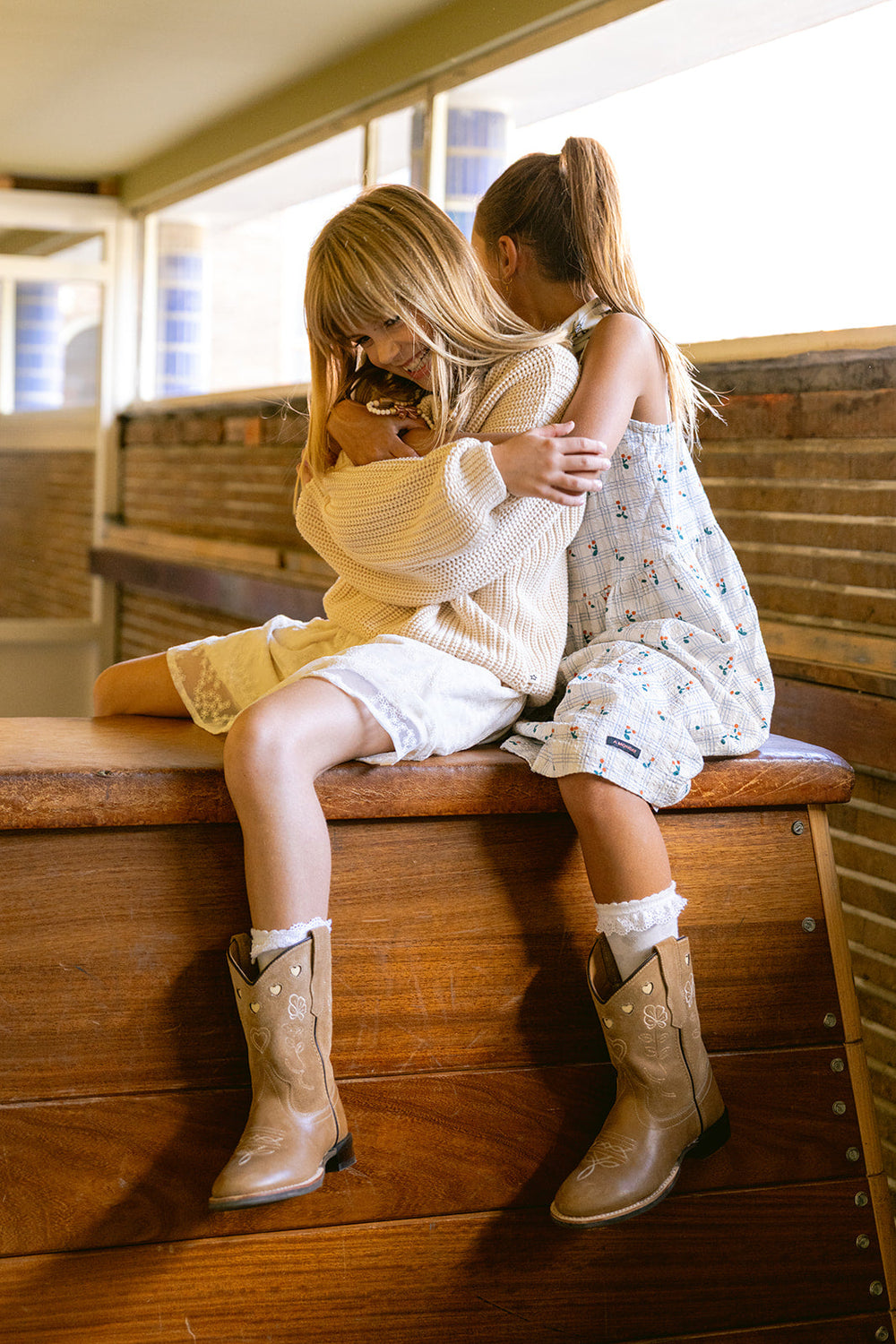 Bootstock Cowboy Boot Lily Camel Kids