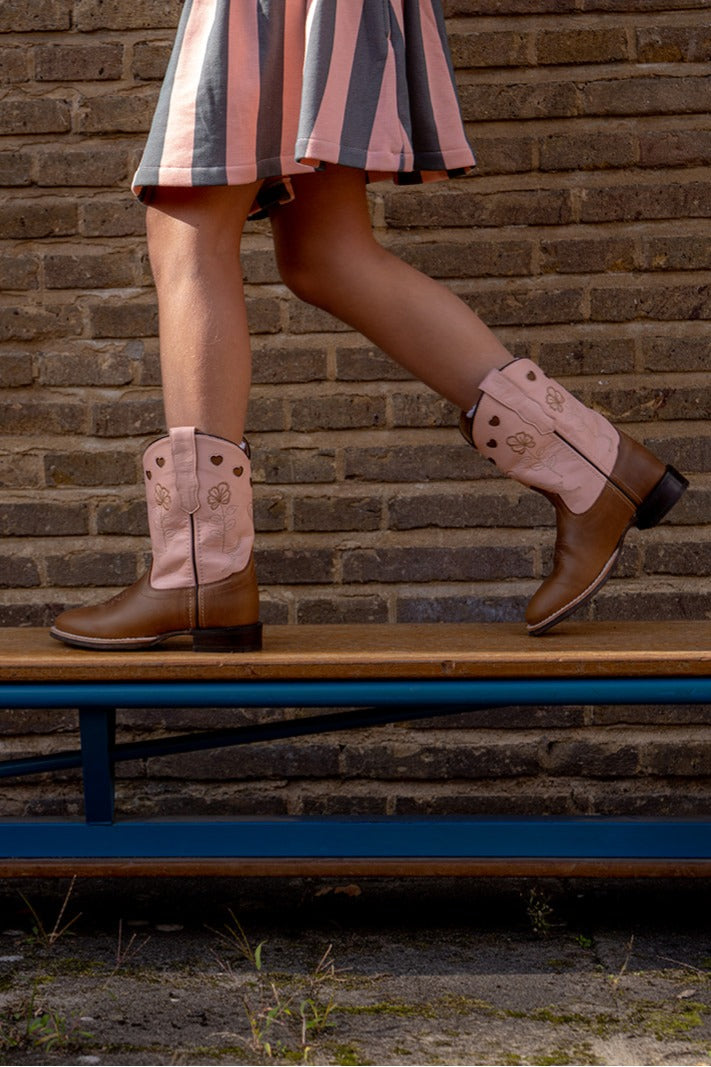 Bootstock Cowboy Boot Lily Pink Teens