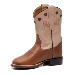 Bootstock Cowboy Boot Lily Creme Kids