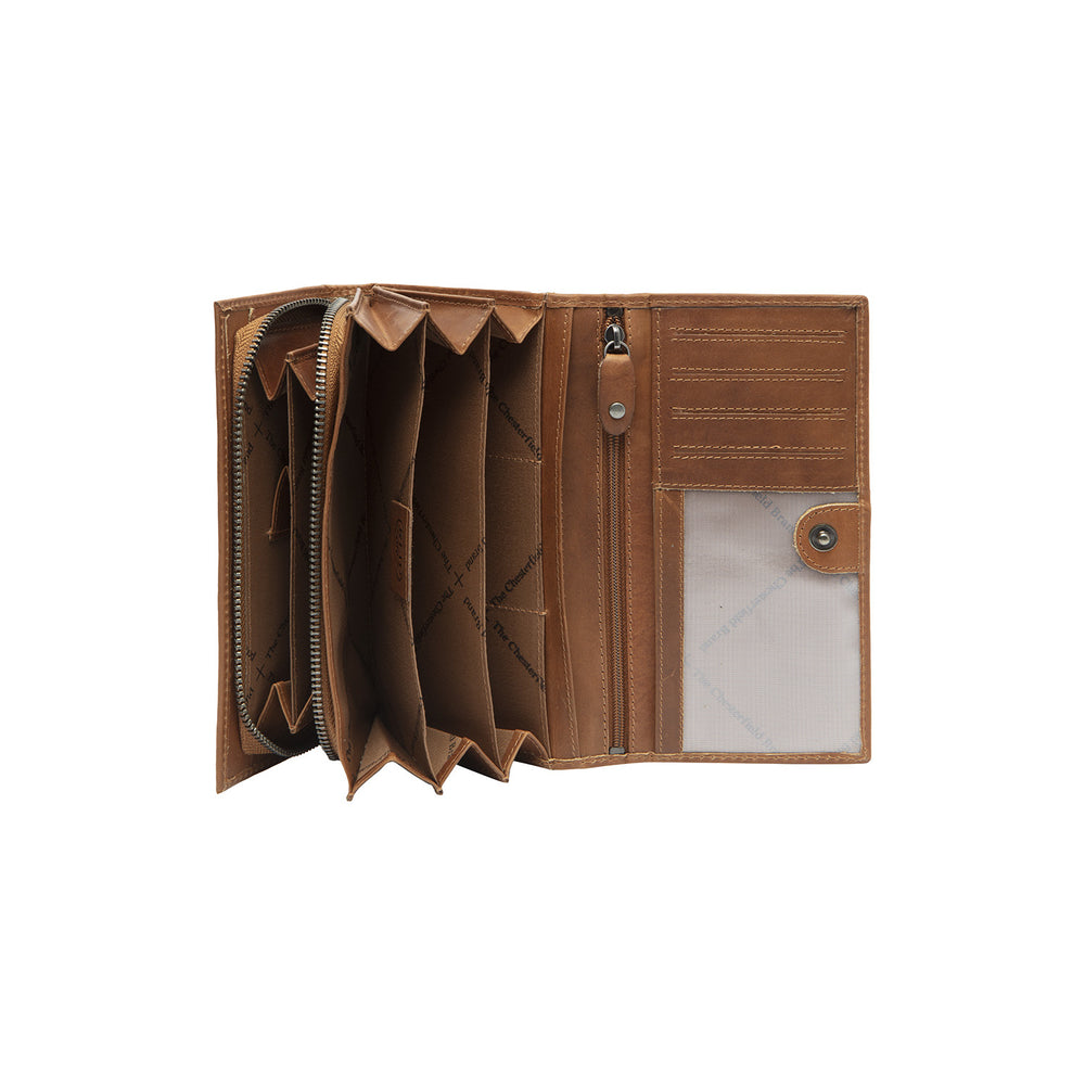 Leather Wallet Cognac Mirthe