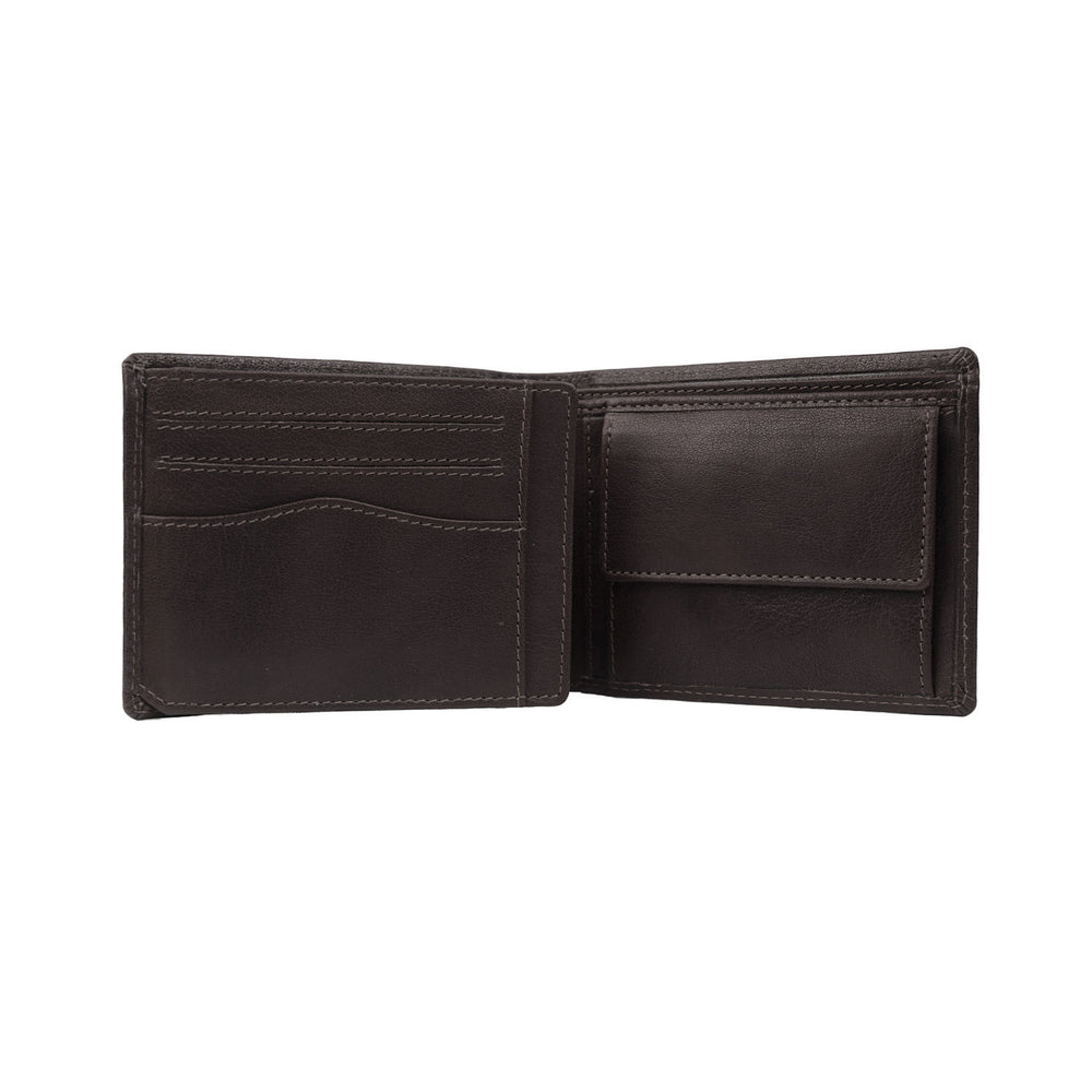 Leather Wallet Brown Harlem