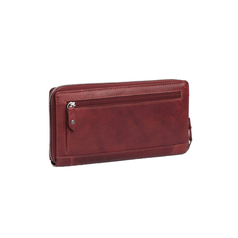 Leather Wallet Red Havana