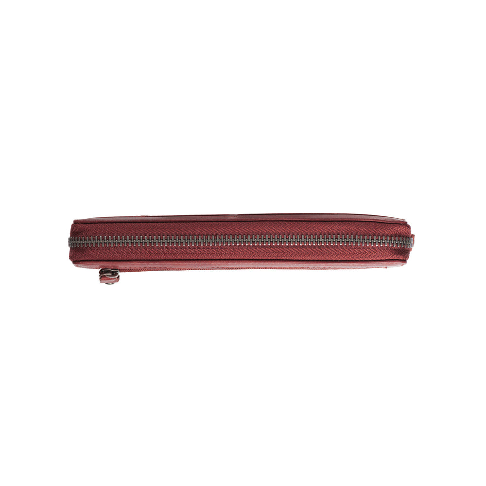Leather Wallet Red Havana
