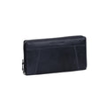 Leather Wallet Navy Havana
