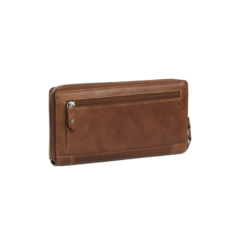 Leather Wallet Cognac Havana