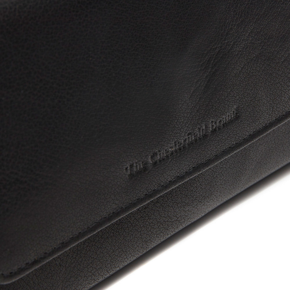 Leather Wallet Black Rhodos