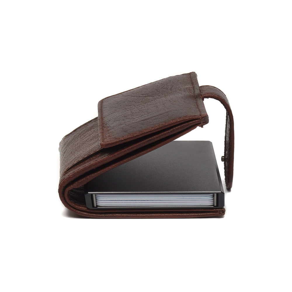 Leather Wallet Brown Hannover