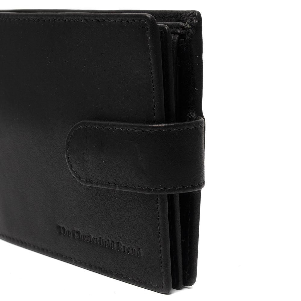 Leather Wallet Black Curtis