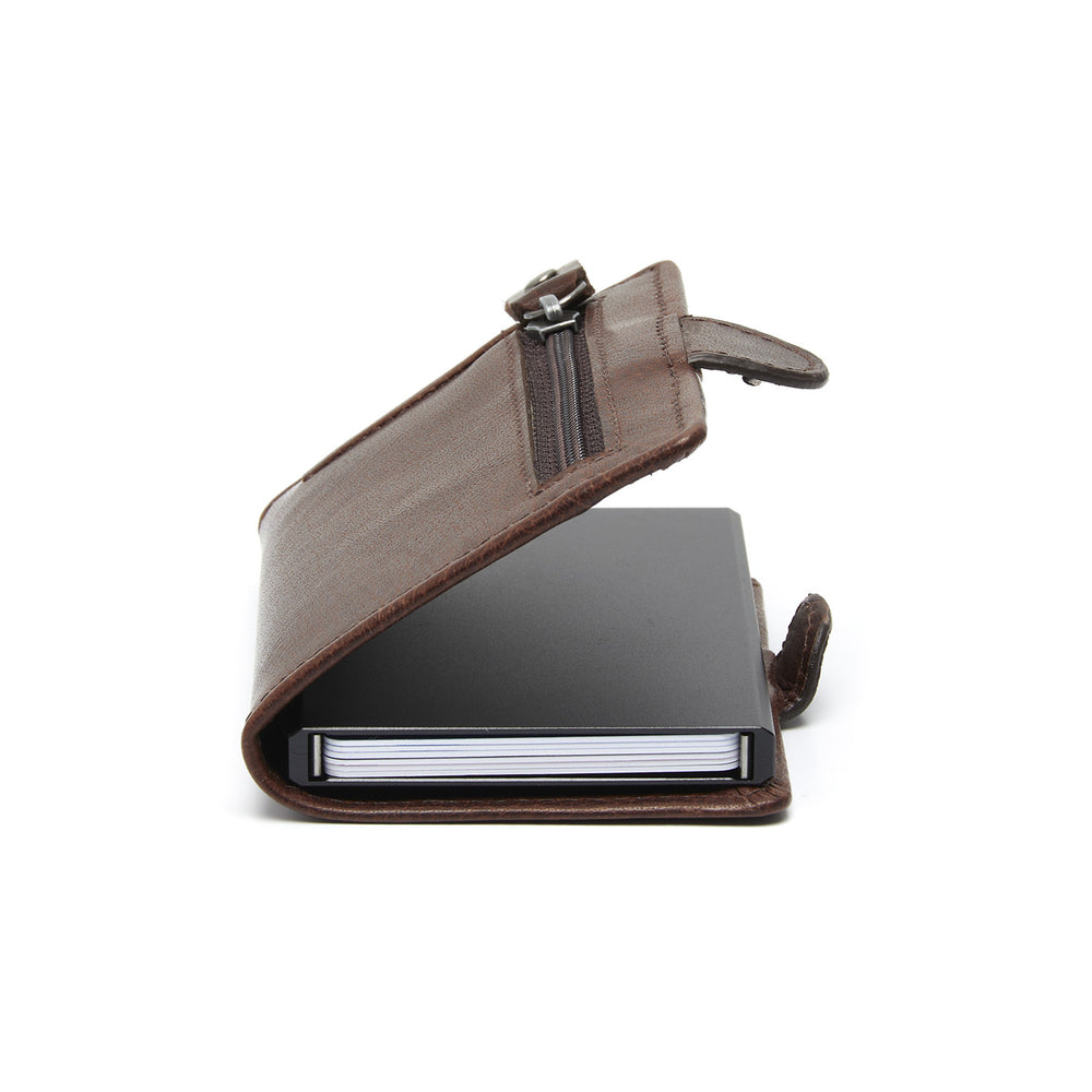 Leather Wallet Brown Baldwin