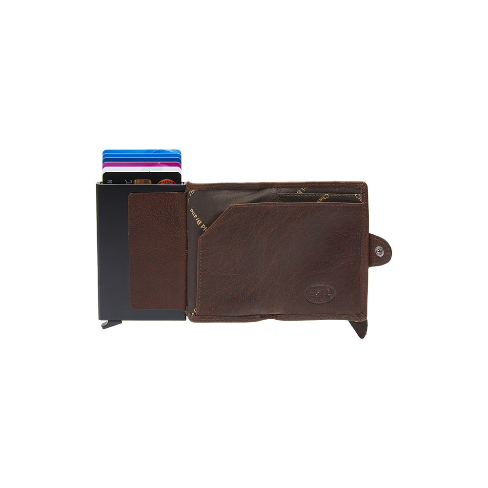 Leather Wallet Brown Baldwin