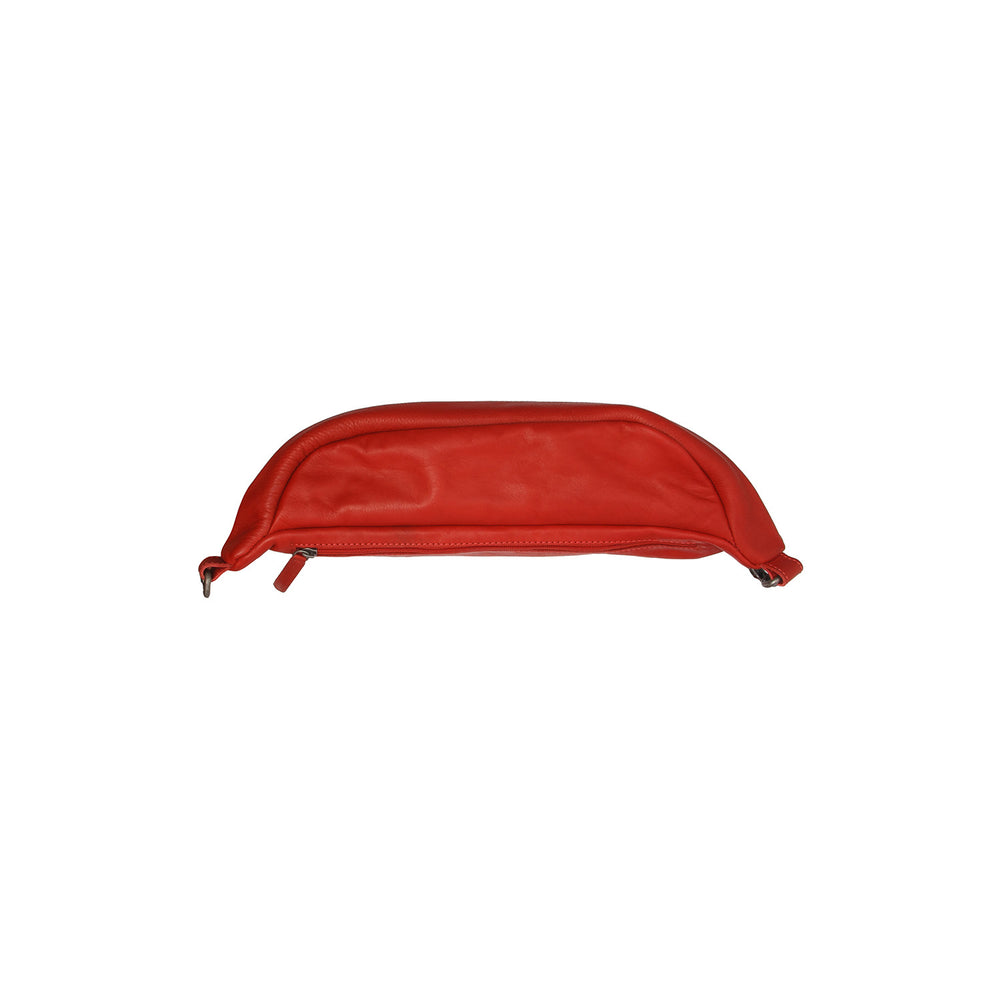 Leather Waist Pack Red Kruger