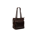 Leder Shopper Braun Alicante